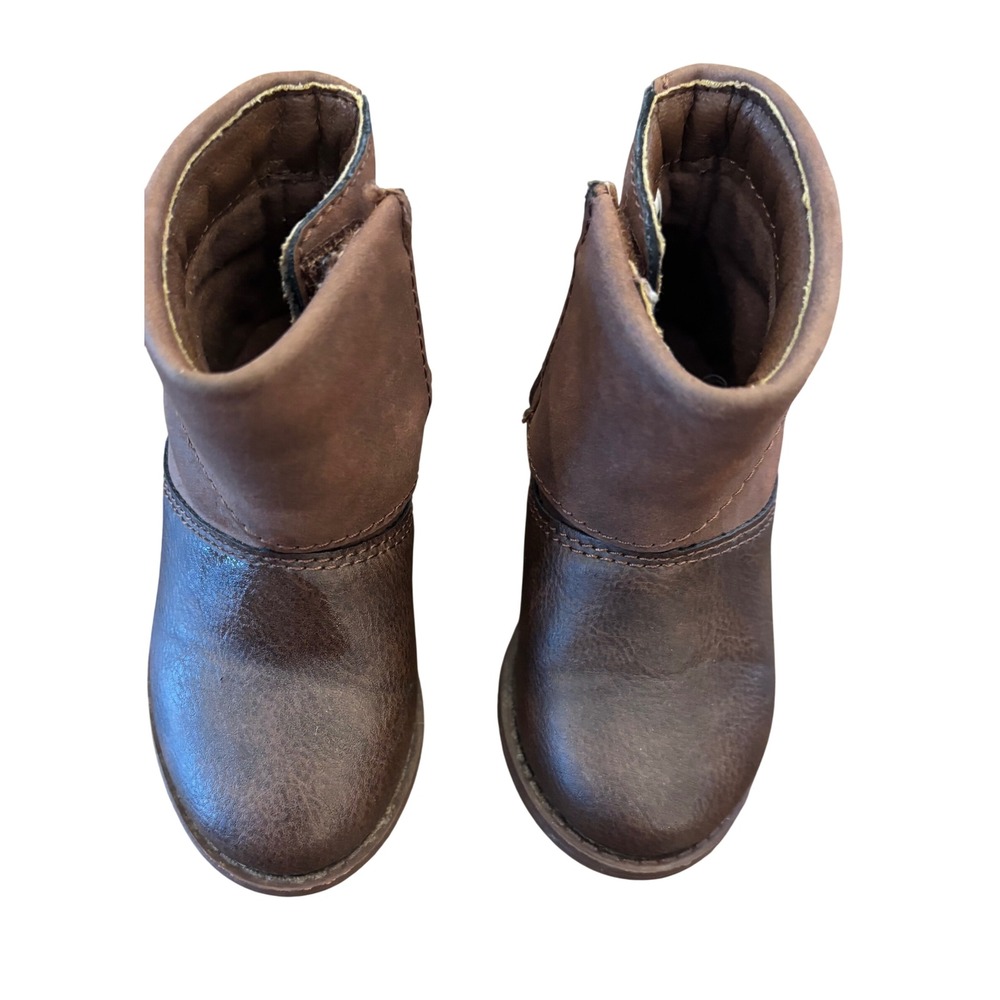 OshKosh Bgosh Flip Toddler Boys Brown Ankle Boots Size 5M OF22J03H